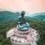 a large statue of a buddha