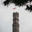 a flag on top of a tower