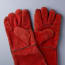 a pair of red gloves