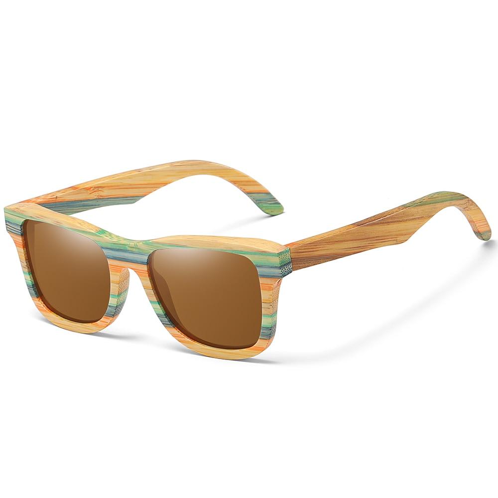 Polarized Bamboo Wood Sunglasses - Maison Bambusa - Image 7
