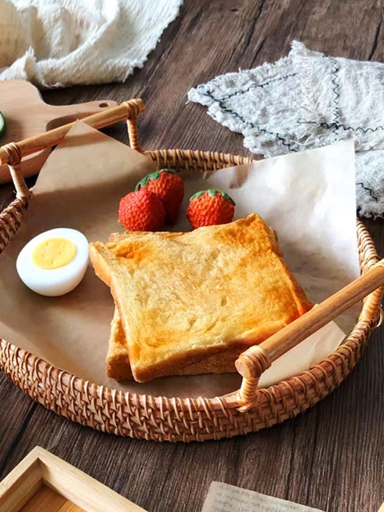 Vietnam Rattan and Bamboo Woven Fruit Tray - Image 7
