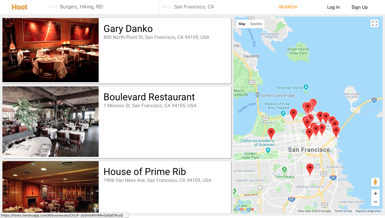 Maps and Search
