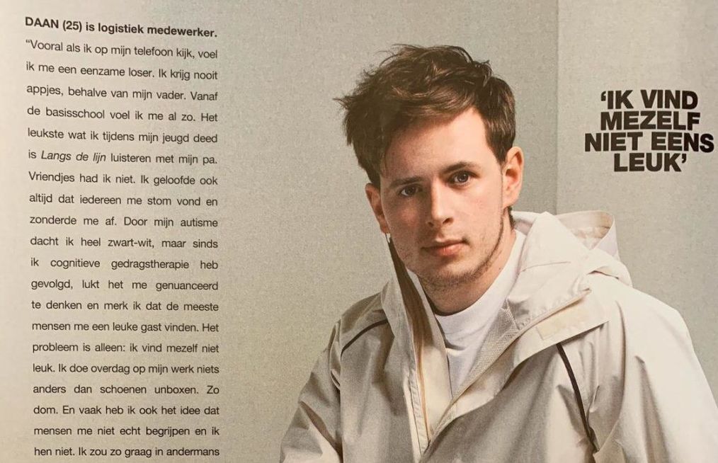 Daan in LINDA magazine