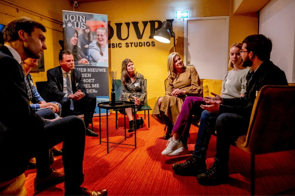 In gesprek met Koningin Máxima voor lancering Mind Us