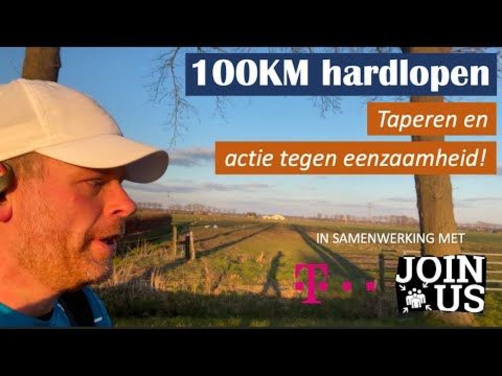 tim gaat 100km hardlopen voor Join Us