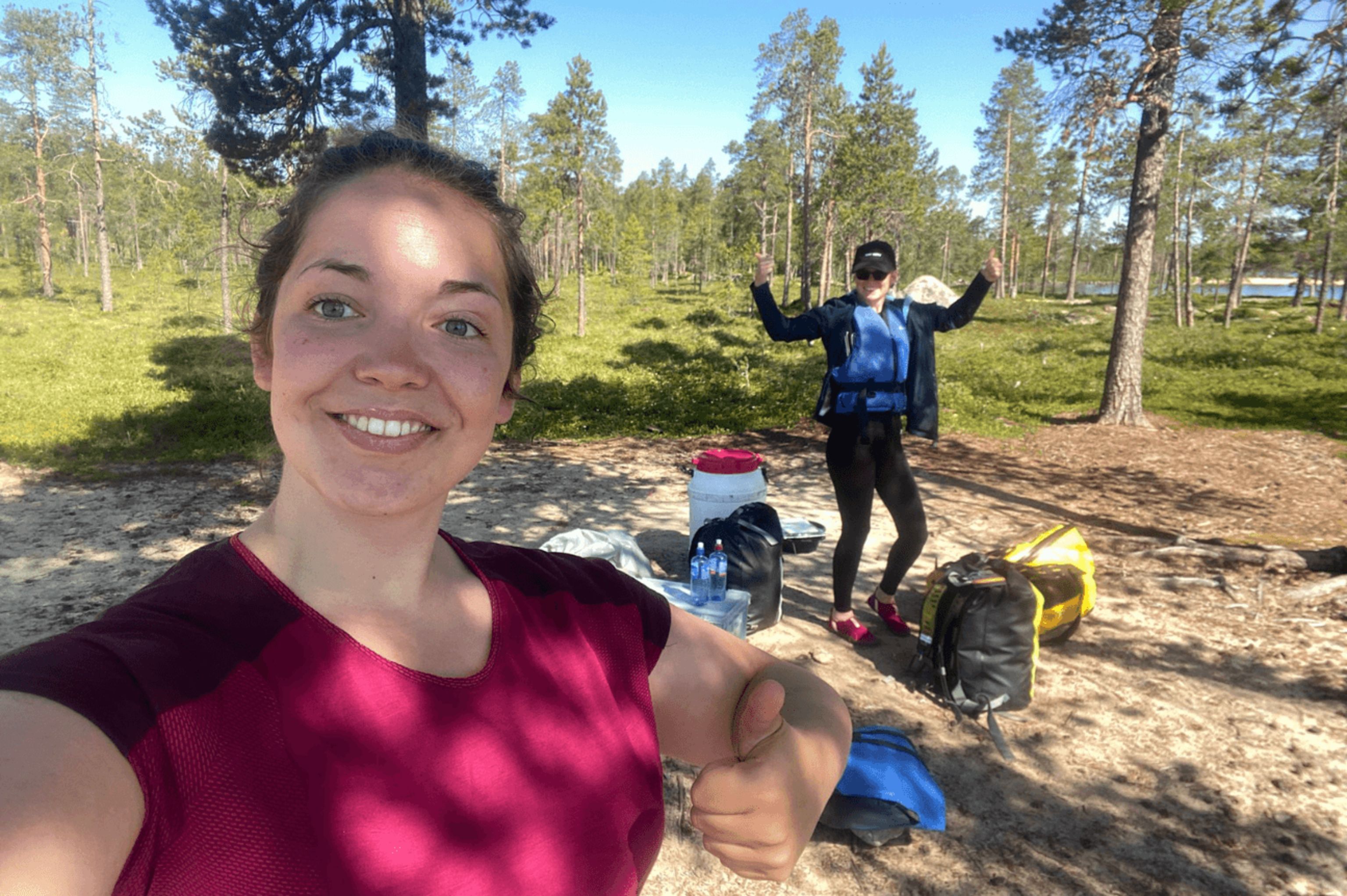 Aukje en Sophie op reis in Noorwegen