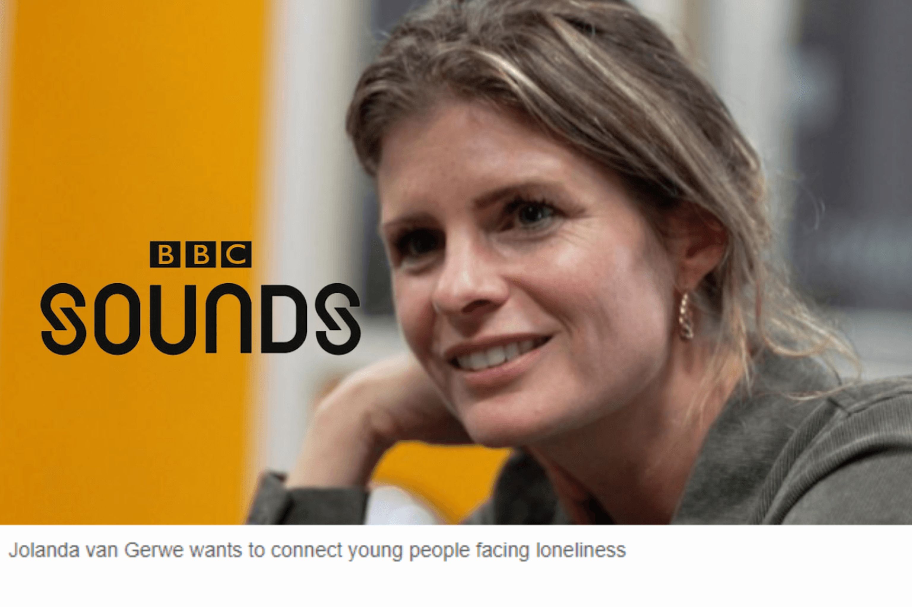 Jolanda van Gerwe vertelt over eenzaamheid bij de BBC.