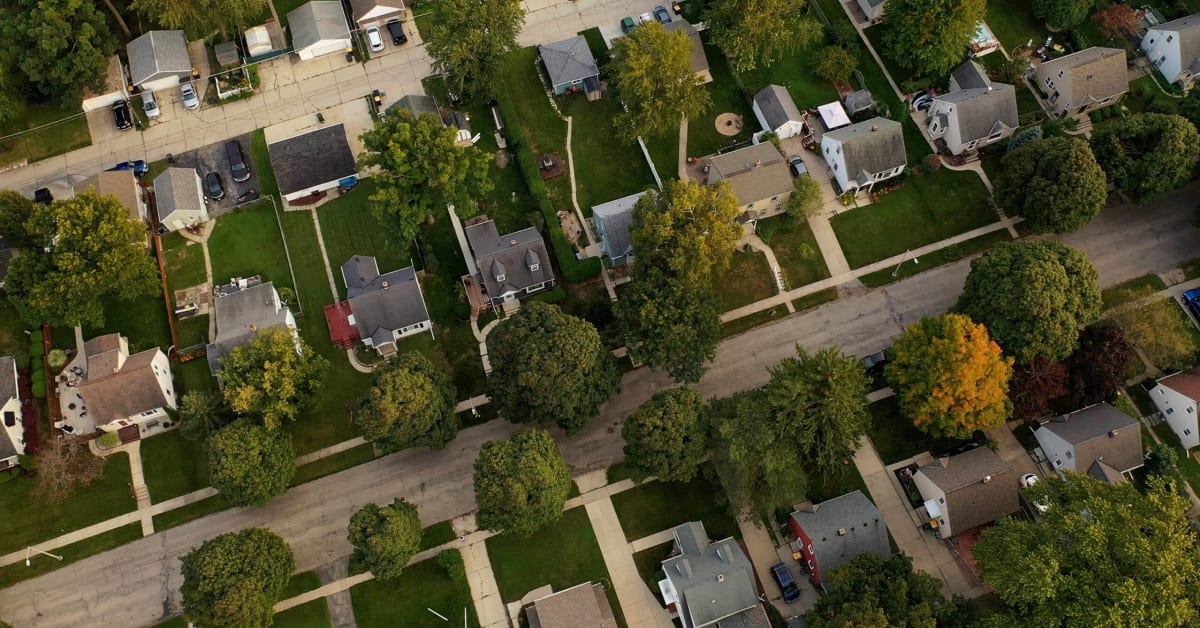 image of a neighborhood from above image of a neighborhood from above