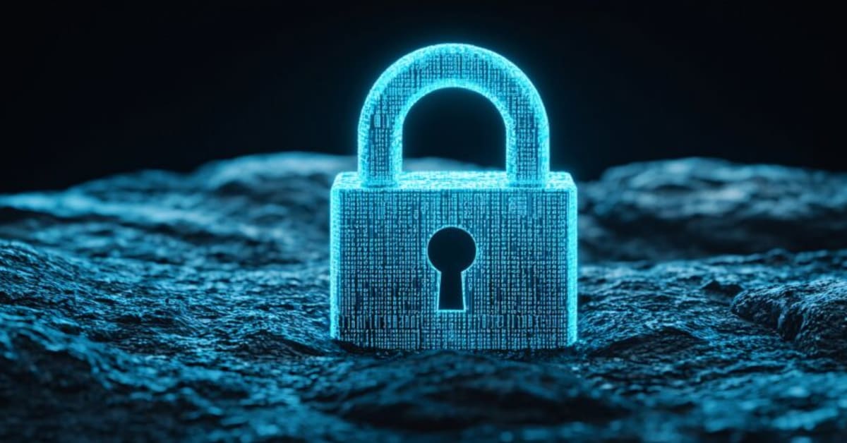 image of a digital padlock