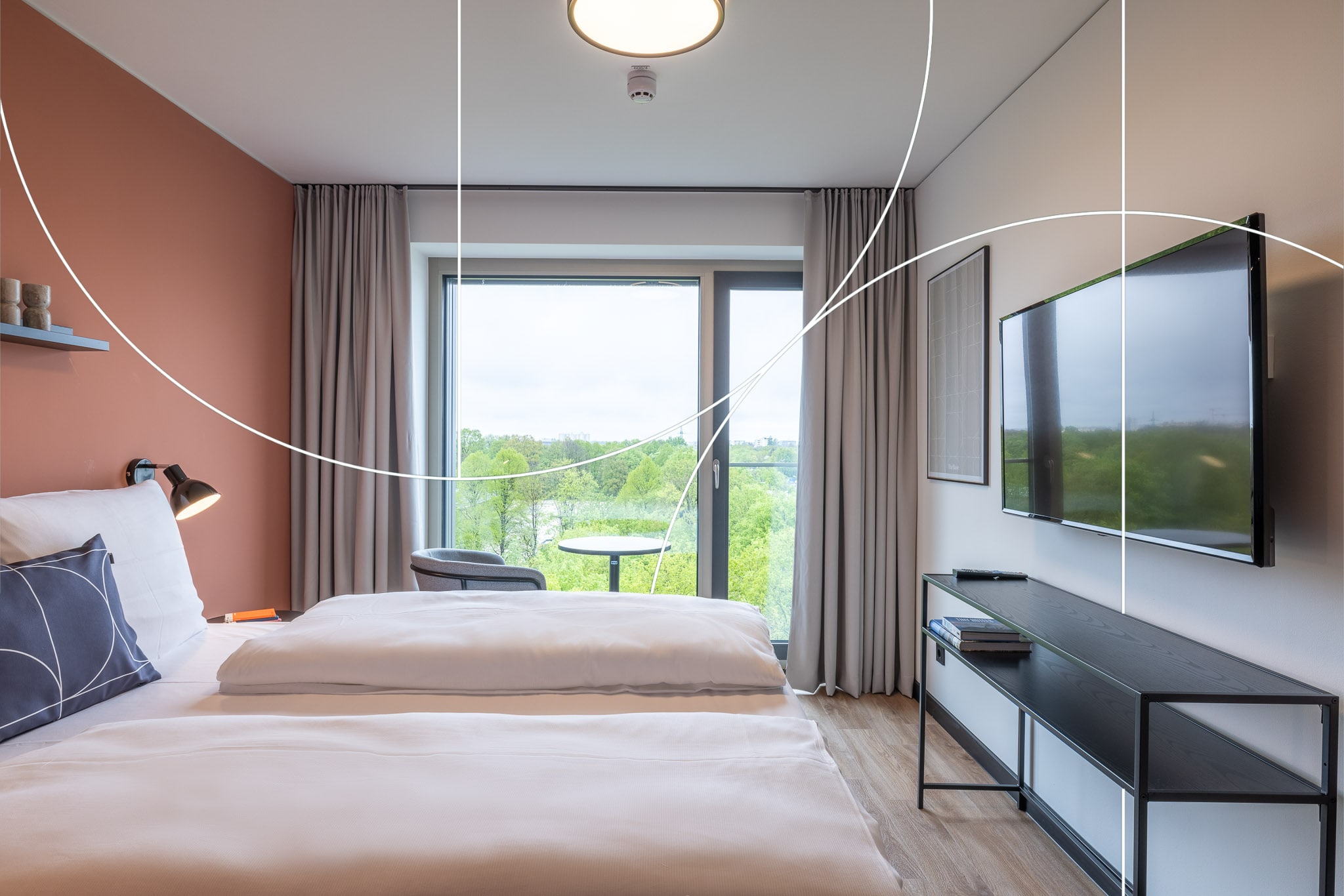 Hotelzimmer im Grüne in München