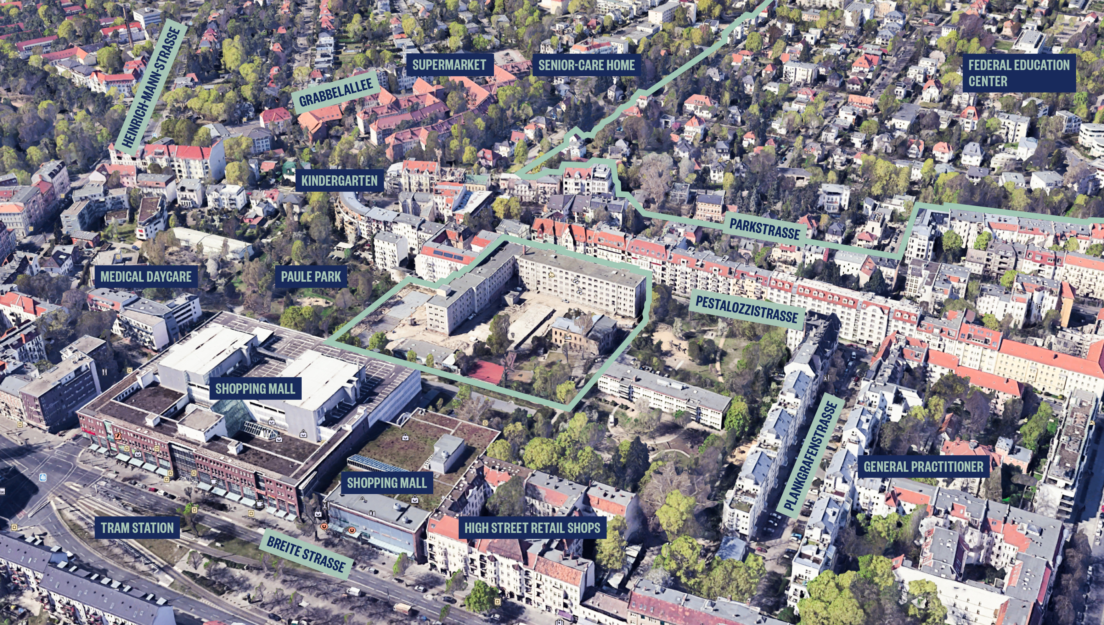 Berlin-Pankow von oben