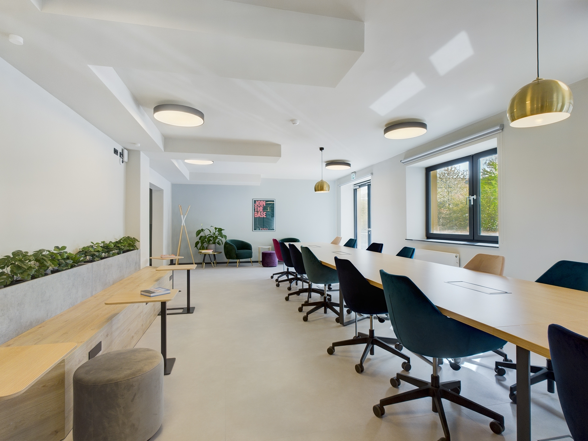 Open coworking space at The Base in Berlin