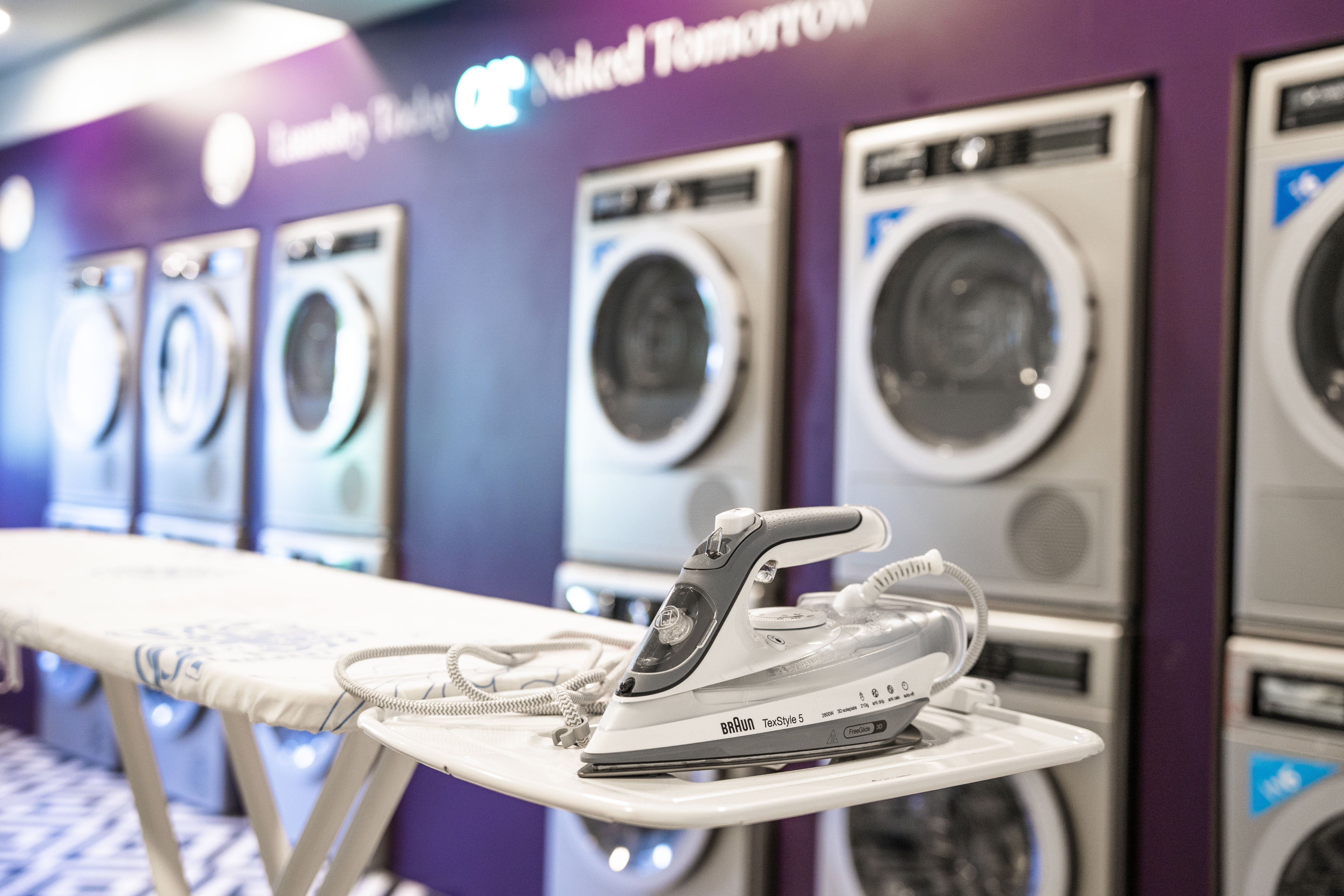 Laundry facility at The Base to keep your clothes fresh 