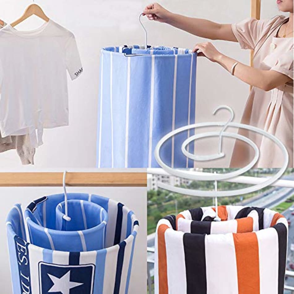 Spiral hanger for bed sheet sale
