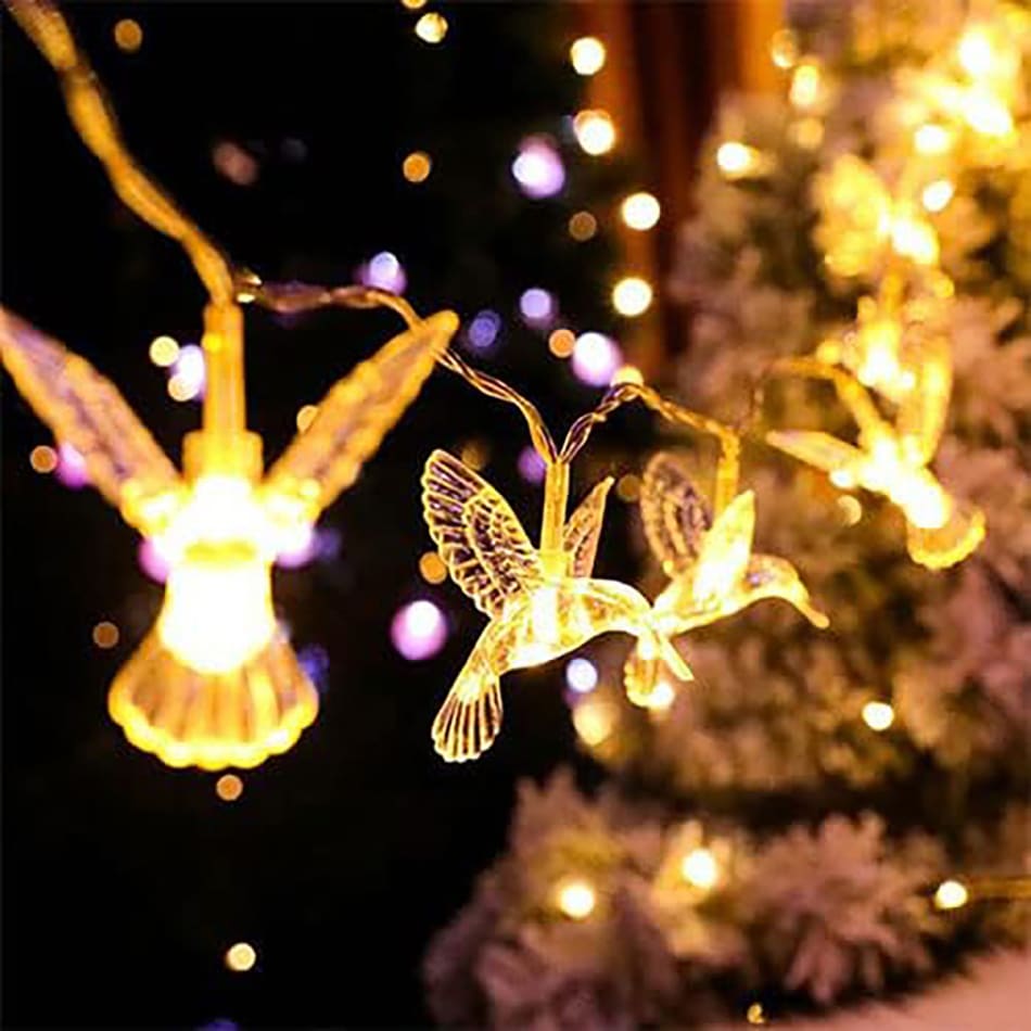 Solar powered bird lights online