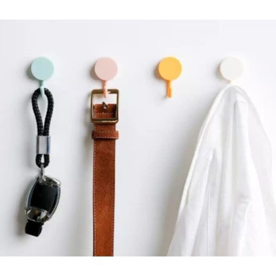 Wall hooks Small Pastel Set Of 10 PropShop24 JVS1234348
