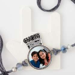 Chota Bhai Personalized Metal Rakhi