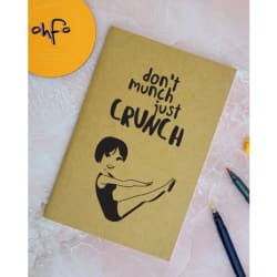 Notebook - Dont Munch Just Crunch - A5 - Unruled - Single Piece