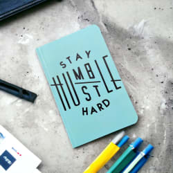 Stay Humble Hustle Hard Notebook - Assorted - Single Piece