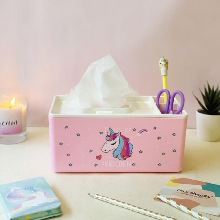 Amazon Unicorn Napkin Holder Tissue Box With Pen And Phone Stand
