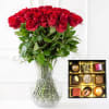 15 roses and a box of chocolates Online