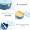 Gift 2-Layered Lunch Box - Bird-Shaped - Orange - Single Piece