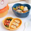 Buy 2-Layered Lunch Box - Bird-Shaped - Orange - Single Piece