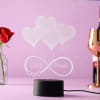 Gift All Hearts Personalized Multicolored LED Lamp