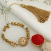 Gift Antique Pearl Bhaiya Bhabhi Rakhi
