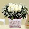 Arrangement of White Roses Online