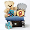 Baby Blue Gift Basket Online