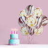 Balloons - Confetti And Striped - Set Of 10 Online