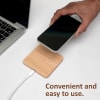 Gift Bamboo Wireless Charger - Square - Single Piece