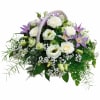 Basket of flowers lilac-white Online