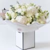 Beautifully Simple Showstopper White Flower Bouquet. Online