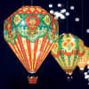 Shop Big DIY Hot Air Balloon Lamp Shade: Red Design