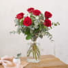 Bouquet of 6 red roses Online