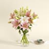 Bouquet of Pink and White Liliums Online