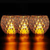 Bowl-Shaped Tea Light - Battery Operated - Set Of 6 Online