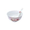 Bowl With Spoon - Floral Print - Set Of 6 Online