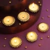 Bright Lights Set of 6 Floral Diyas Online