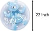 Gift Bubble Balloon - Teddy Bear - Single Piece