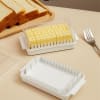 Butter Cutter Plus Storage Box - Transparent - Rectangle - Single Piece Online