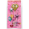 Candle - Heart And Star - Assorted Colors - Set Of 3 Online