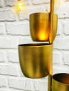 Shop Candle Holder - Handing Cups - Gold - Single Piece