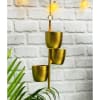 Candle Holder - Handing Cups - Gold - Single Piece Online