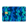 Card Skin - Blue Camo Card Online