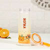 Buy Cat Lovers - Frosted Glass Bottle - Personalized - Orange