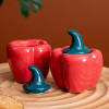 Gift Ceramic Jar - Capsicum - Assorted - Single Piece