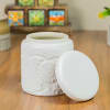 Shop Ceramic Textured Jar - 1L - Single Piece - White